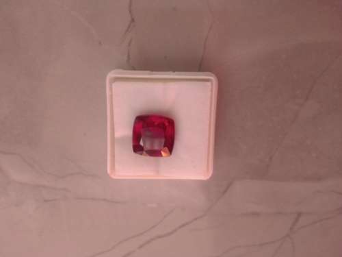 `2 PIECES` Natural Ruby Loose Gemstone Cushion cut 8 to 10 Ct Certified Pair