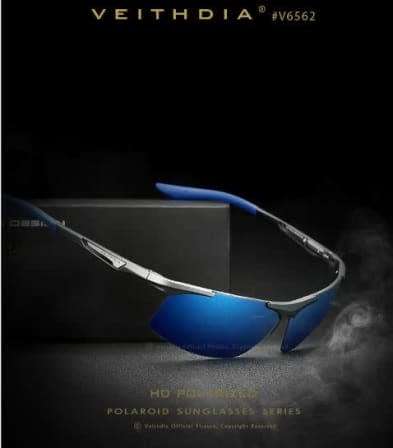 VEITHDIA Aluminum Magnesium Men`s Sunglasses Polarized Men Coating Mirror Glasses oculos Male Eyewea