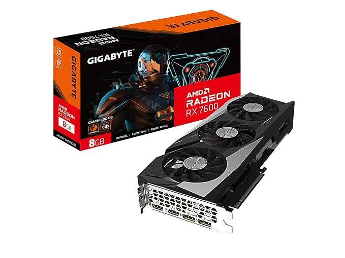 Gigabyte Radeon RX 7600 GAMING OC 8GB Graphics Card