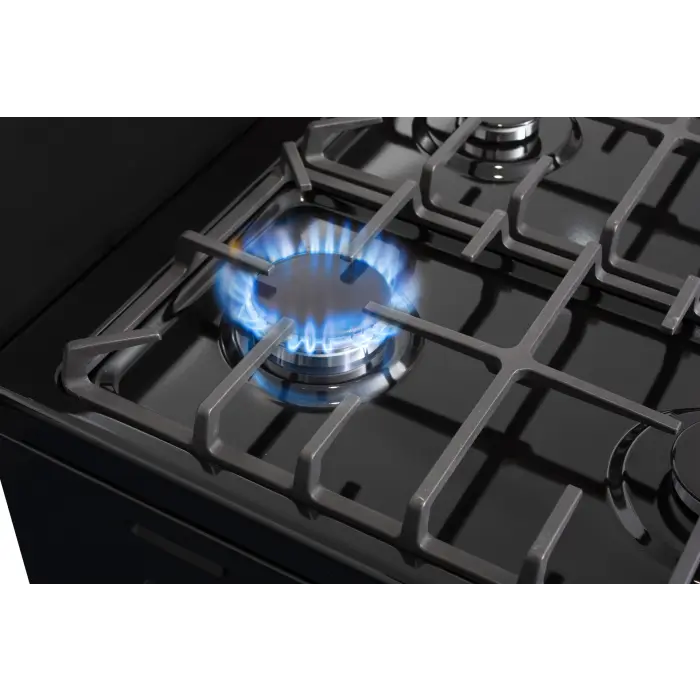 Univa 4 Burner Gas Stove Black 600mm UG016BI