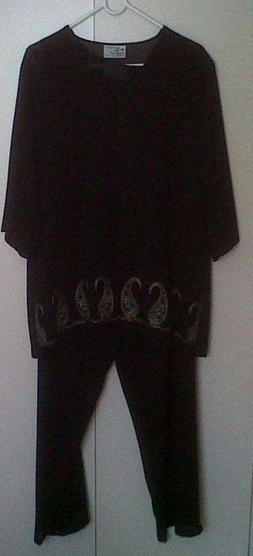 Blouse and Trouser formal wear (Black)
