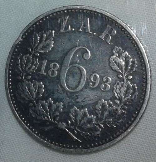 1893 Sixpence
