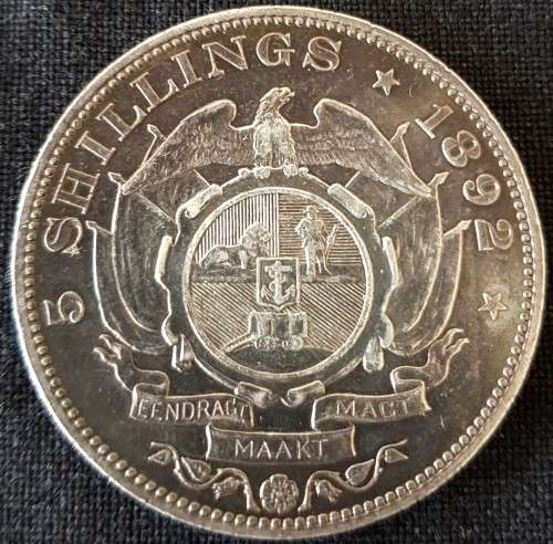 ZAR Paul Kruger 1892 double shaft 5 shilling !For Kaiser S.A. only please!