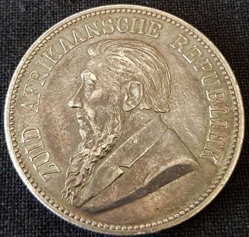 ZAR Paul Kruger 1892 double shaft 5 shilling !For Kaiser S.A. only please!