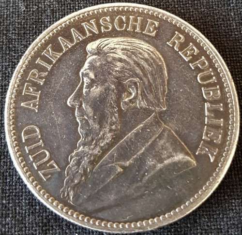 ZAR Paul Kruger 1892 double shaft 5 shilling !For Kaiser S.A. only please!