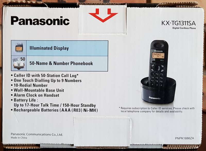 Panasonic Digital Cordless Phone KX-TG1311SA