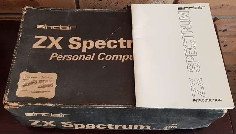 Vintage Sinclair ZX Spectrum 48K Home Computer with Original Manual & 5 Cassettes
