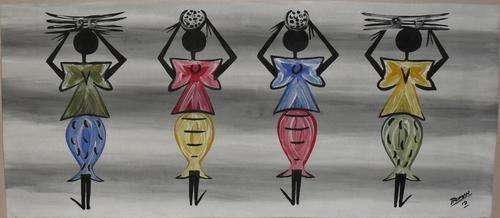 African Lady Quartet (No Frame)