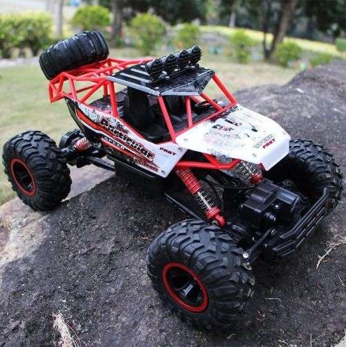 RC Car 4WD Rock Crawler 2.4GHz Remote Control High Speed 1:16