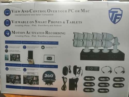 AHD KIT 1080P 5MP 8 channel Camera kit
