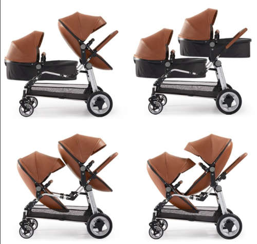 Strollers New 2019 Luxury Twin Baby Stroller Leather High Landscape Pram Folding Carriage 0 5 year was sold for 8 900.00 on 5 Apr at 16 46 by Dhali store in Johannesburg ID 442215347
