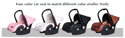 3 in 1 baby pram/ stroller white color high quality  baby strollers 2 in 1 leather stroller