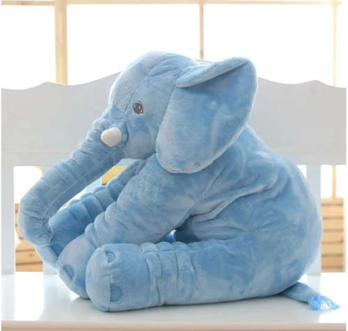 Baby Elephant Pillow (Grey)