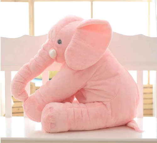 Baby Elephant Pillow (Grey)