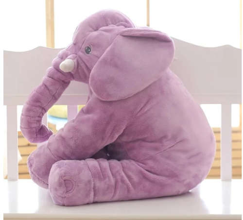 Baby Elephant Pillow (Grey)