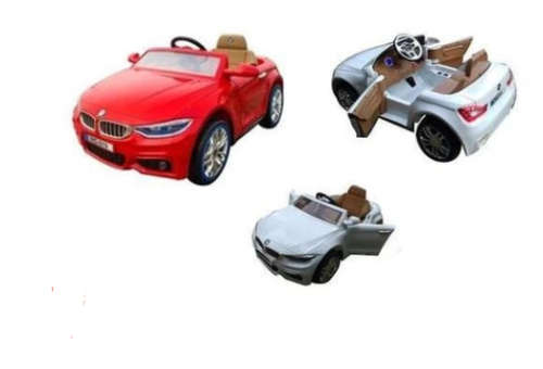 YC519 BMW KIDS RIDE CAR  WHITE WITH LOGOS