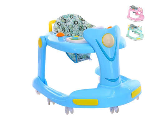 2019 new baby walker 6-18 months multi-function anti-rollover music walker