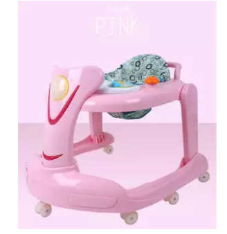 2019 new baby walker 6-18 months multi-function anti-rollover music walker