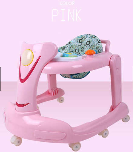 2019 new baby walker 6-18 months multi-function anti-rollover music walker