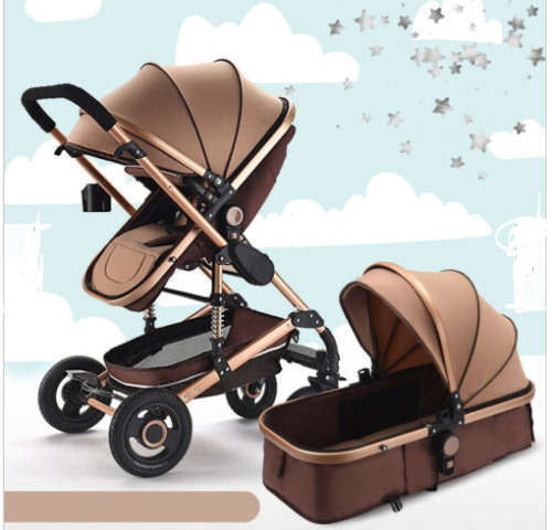 Belecoo stroller 2 in 1 Foldable Baby Pram