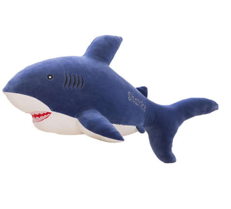 Simulated Stuffed Shark Pillow
