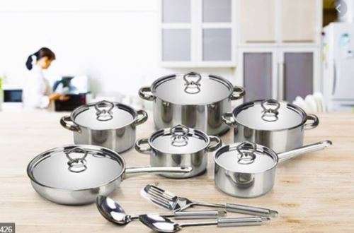 Dolphin 15 piece cookware set