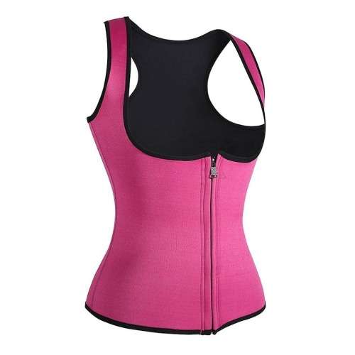 zipper chest vest