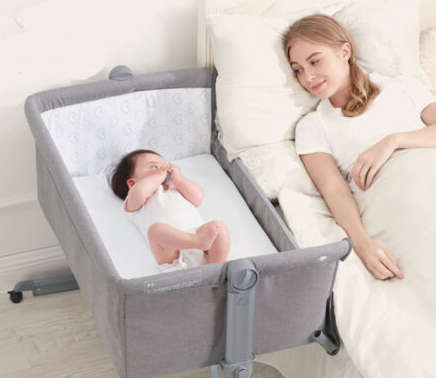 baby crib portable Bedside Sleeping Crib Baby Cot bed Dream Swing Function