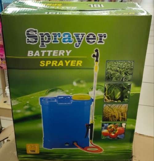 16L battery sprayer with a blower spray