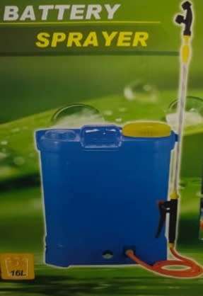 16L battery sprayer with a blower spray