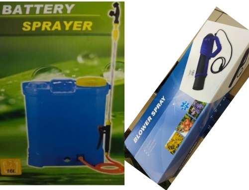16L battery sprayer with a blower spray