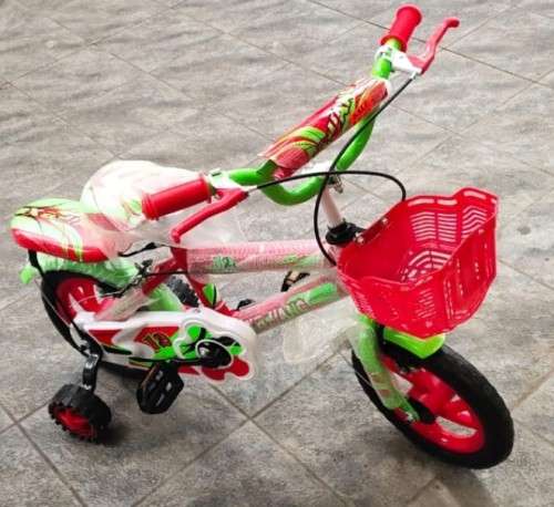 12"Bicycle with unpumpable tires and training side wheels