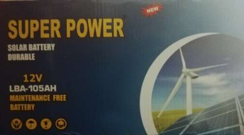 105Ah 12V Deep Cycle Battery