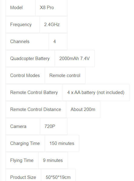SYMA X8 PRO GPS DRONE 720P FPV WIFI CAMERA