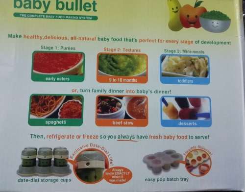 19 Piece Baby Bullet Baby food Making System