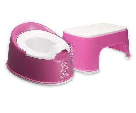 Babybjorn - Smart Potty & Safe Step Bundle - Pink