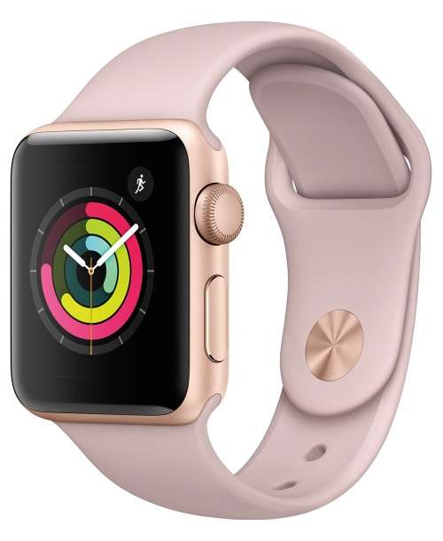 Apple Watch Series 3 42mm Gold Aluminium Pink Sand Sports Band (GPS)