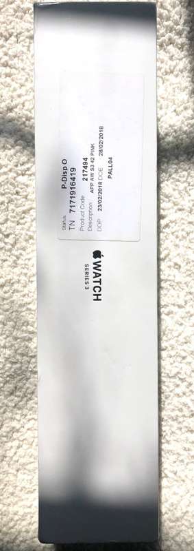 Apple Watch Series 3 42mm Gold Aluminium Pink Sand Sports Band (GPS)