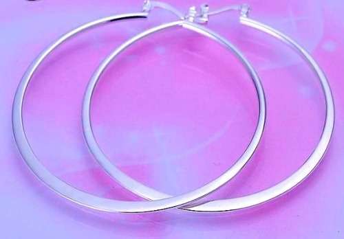 HOOP EARRINGS 925 SILVER FILLED
