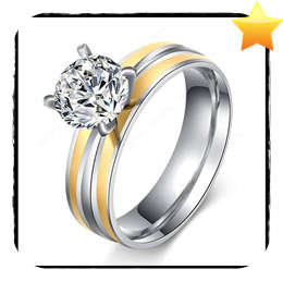 Lovely Solitaire 1.00ct White Zircon Engagement Ring - Size 8 / P+ / 18.0mm