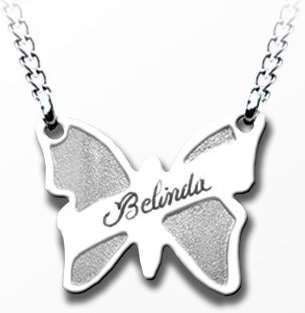 Butterfly Chain | Free engraving