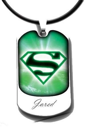 Glow in the Dark Superman Necklace