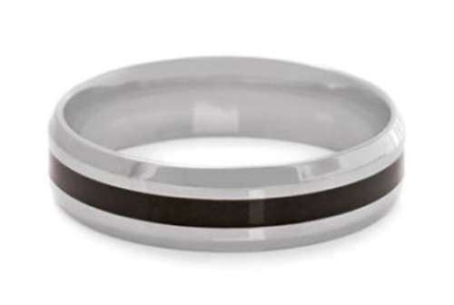 *PRICE DROP* [Read how it works] MENS STAINLESS STEEL RING BLACK LINE. (SIZE 14 / Z+3 / 23mm)