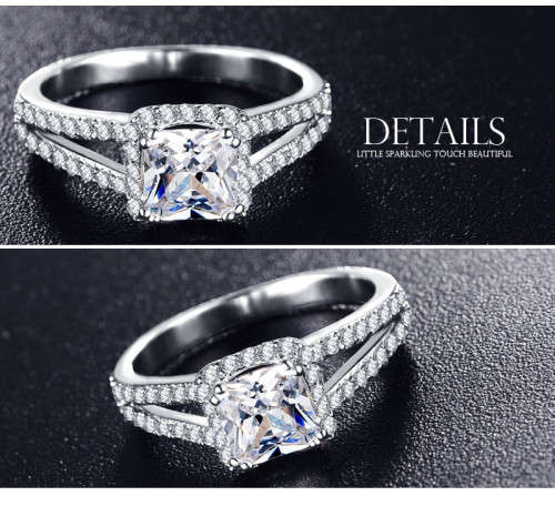 ABSOLUTELY SENSATIONAL - 1.82ct Cr.Diamond Cushion Cut Engagement Ring Size 7/O/17.3mm