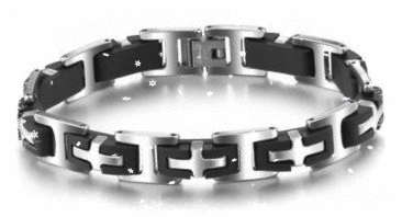 **CHRISTMAS DEAL - 10 AVAILABLE** MENS SOLID STAINLESS STEEL BRACELET