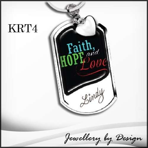 Keyring Keychain stainless steel FREE ENGRAVING (Many options to choose From!)