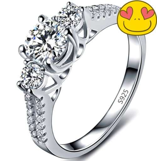 STUNNING!! Sparkling 0.66ct Cr.Diamond Engagement Ring- Size 7/N+/17.3mm