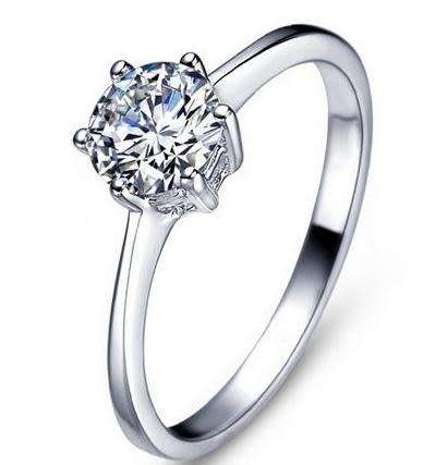 R60 pargo. Sparkling 1.25ct. Cr.Diamond Solitaire Engagement Ring. Size 8 / P½