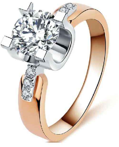 IN STOCK NOW: Sparkling Cr.Diamond Engagement Ring. Size 8 / P+ / 18.1mm