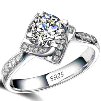 1.51ct Cr.Diamond Tabitha Engagement Ring. Size 10 | T- | 19.8mm